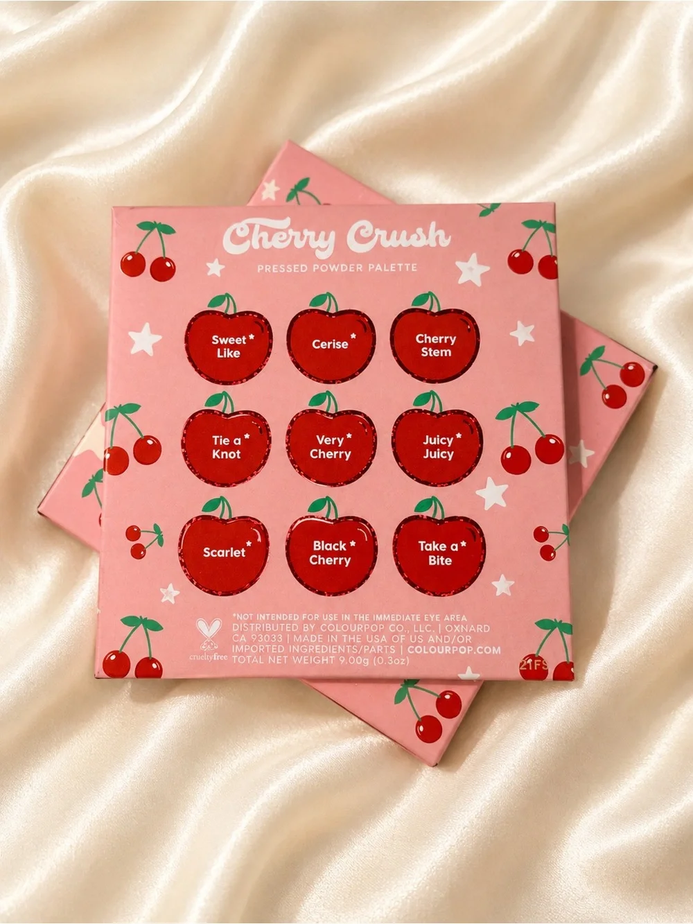 ColourPop Cherry Crush Pressed Powder Eyeshadow Palette